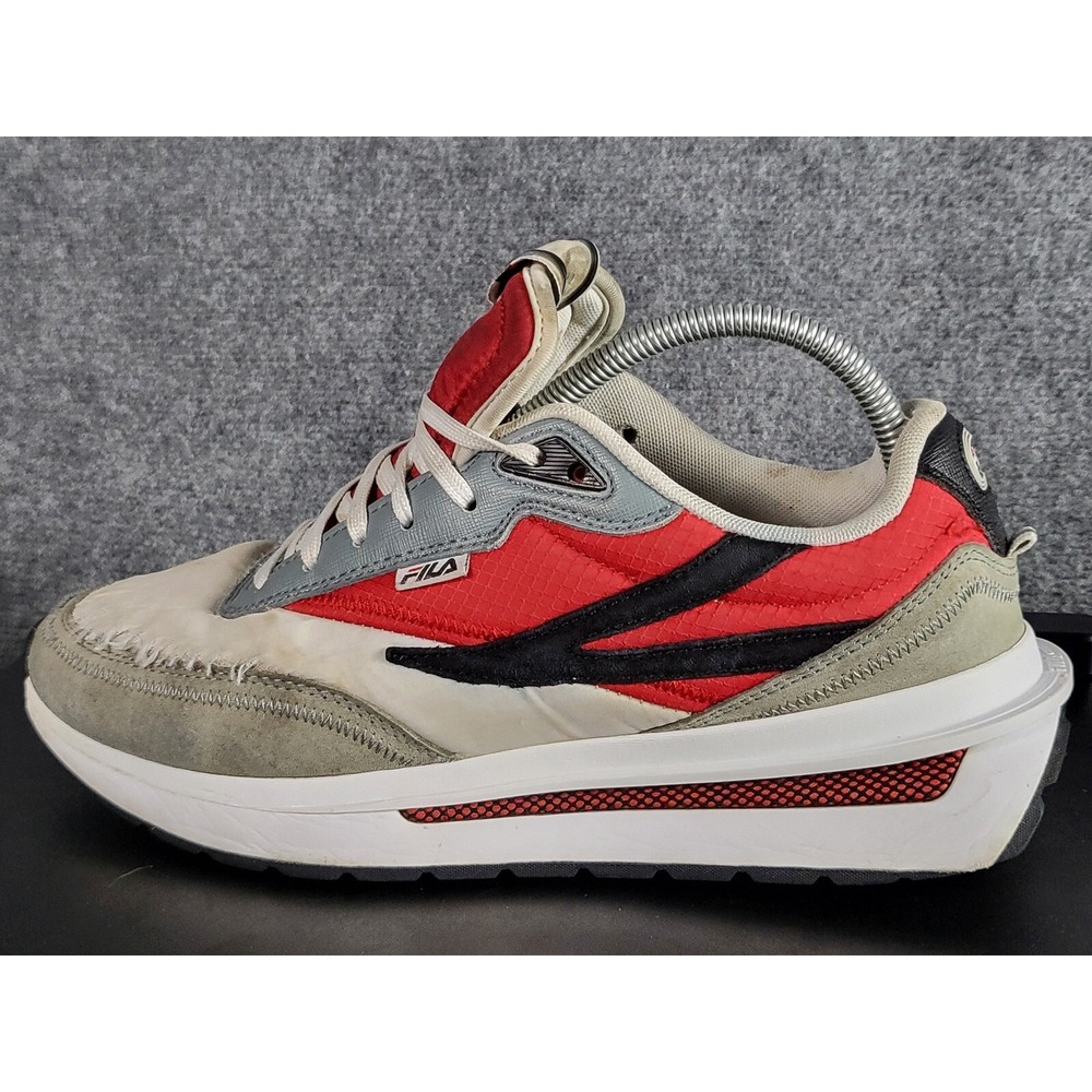Fila Sneakers Chunky Platform Athletic Running Shoes Red Black Gray 9.5‎ Street